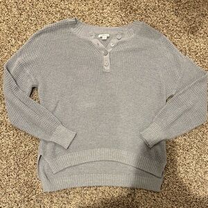 American Eagle Outfitters Light Gray Women's Lightweight Sweater